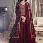 The Regal Red Anarkali – Stunning Wedding Wear for the Bride